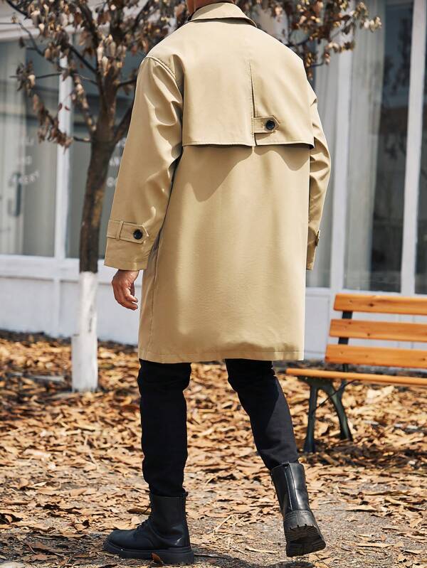 Plunora - Beige Trenchcoat voor Heren