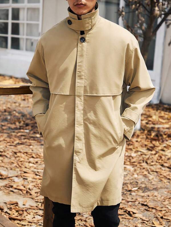 Plunora - Beige Trenchcoat voor Heren