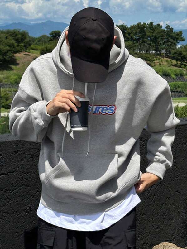 Plunora - Heren hoodie met kangoeroezak