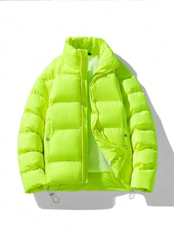 Plunora Heren Fluorescerend Oversized Pufferjas - Plunora