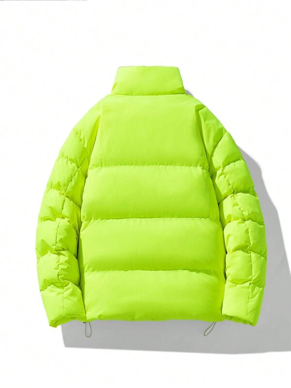 Plunora Heren Fluorescerend Oversized Pufferjas - Plunora