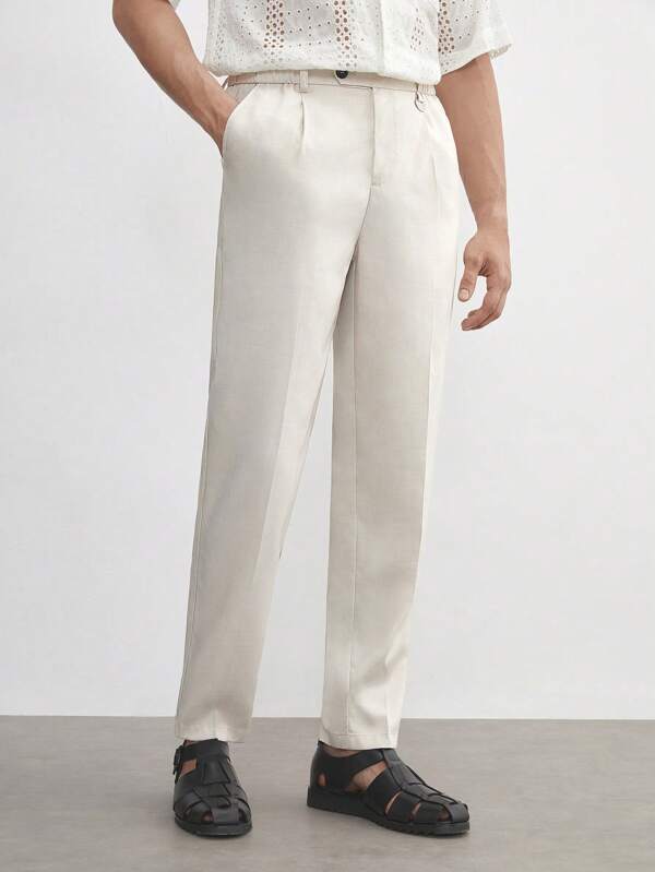 Plunora - Business Casual Broek Heren