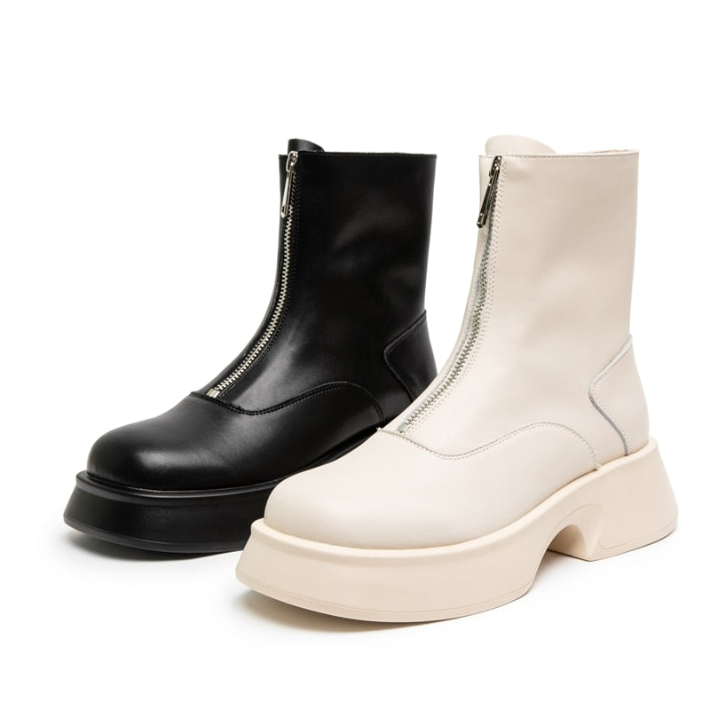 Plunora - Leren boots dames