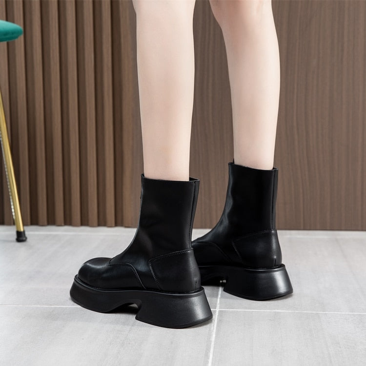 Plunora - Leren boots dames