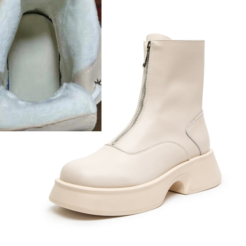 Plunora - Leren boots dames