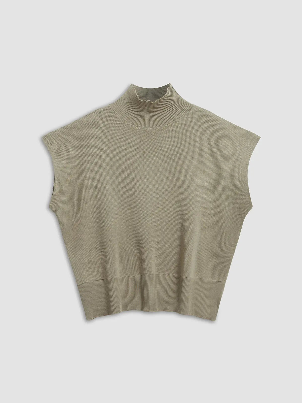 Plunora - Solid Pullover Sweater Vest - Plunora