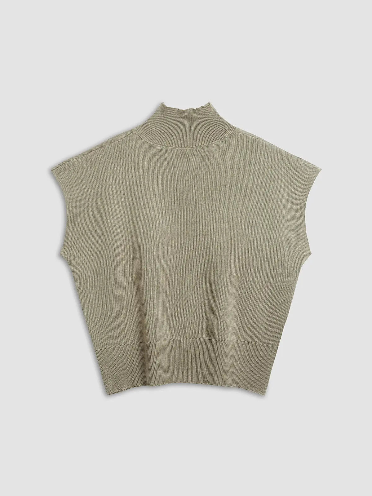 Plunora - Solid Pullover Sweater Vest - Plunora