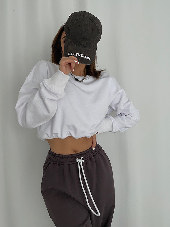 Plunora - Shine On Crop Sweatshirt