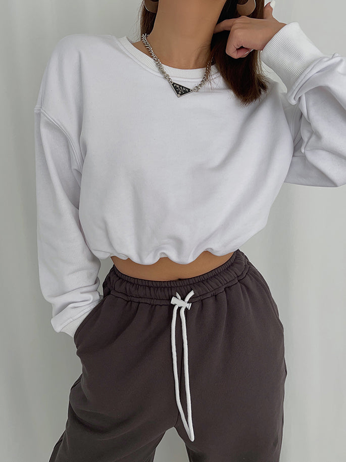 Plunora - Shine On Crop Sweatshirt