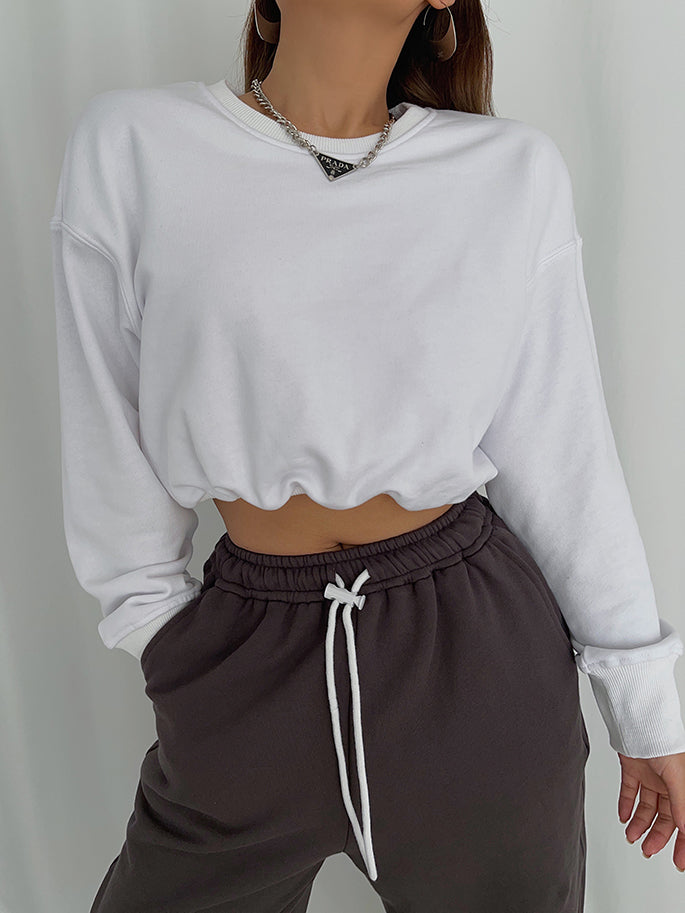 Plunora - Shine On Crop Sweatshirt