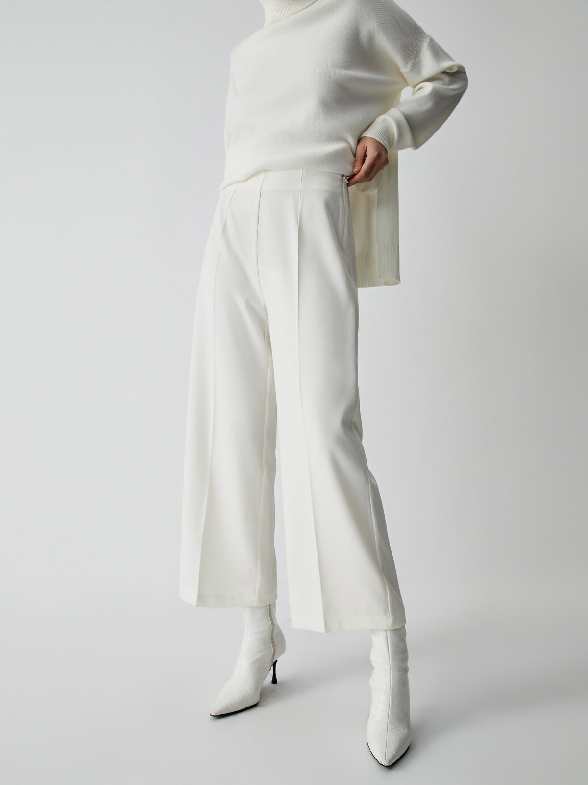 Plunora - Elegante Wide Leg Culotte Broek