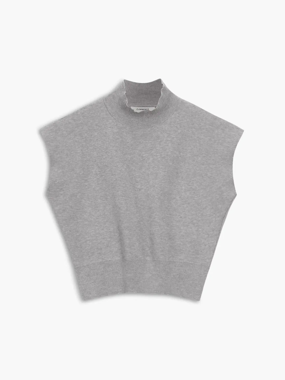 Plunora - Solid Pullover Sweater Vest - Plunora