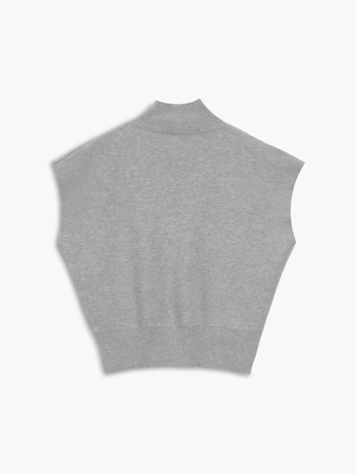 Plunora - Solid Pullover Sweater Vest - Plunora