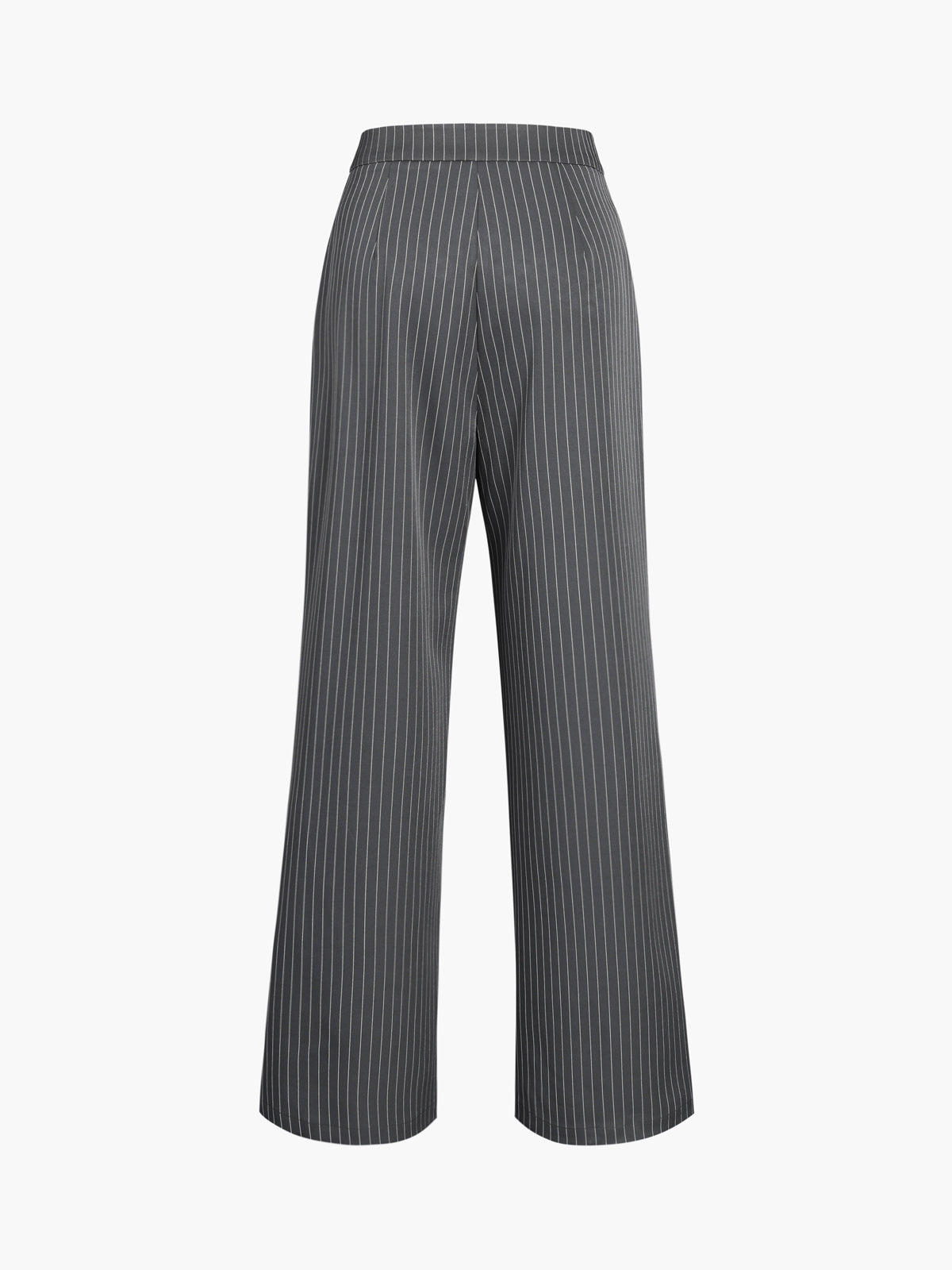 Plunora - Pinstripe Geplooide Wide Leg Dress Broek