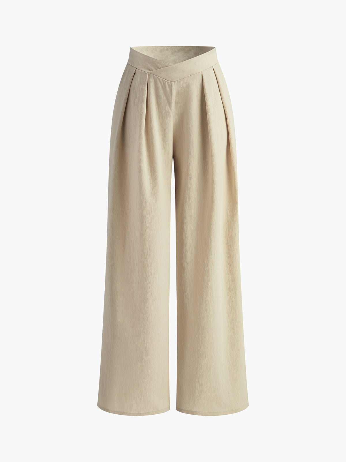 Plunora - Casual Geplooide Wide Leg Broek