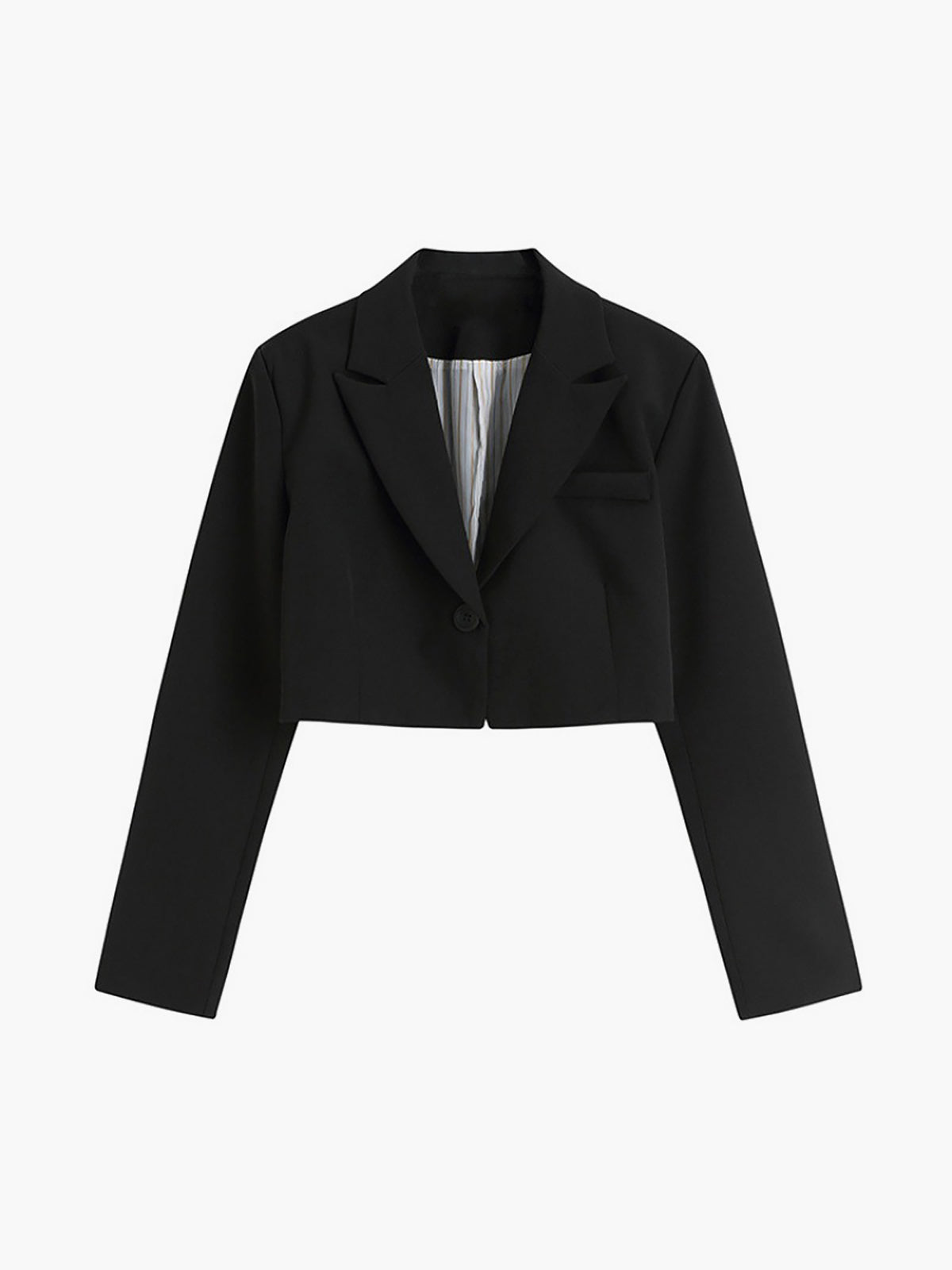 Plunora - Mind My Business Crop Blazer