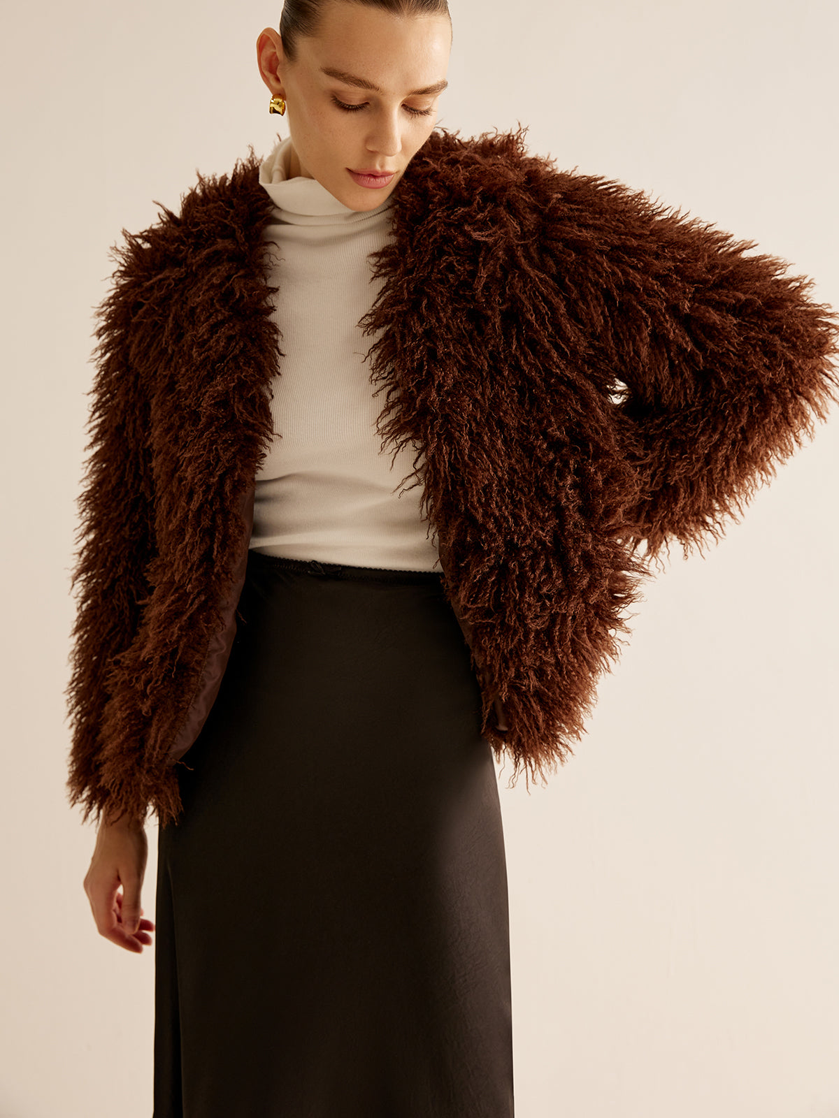 Plunora - Essentiële Dames Faux Fur Jas