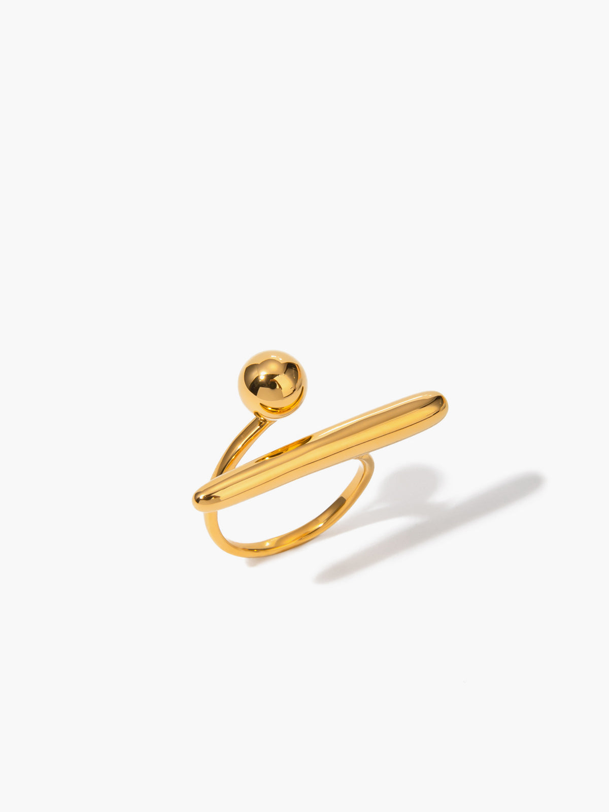 Plunora - Irreguliere Minimalistische Open Ring