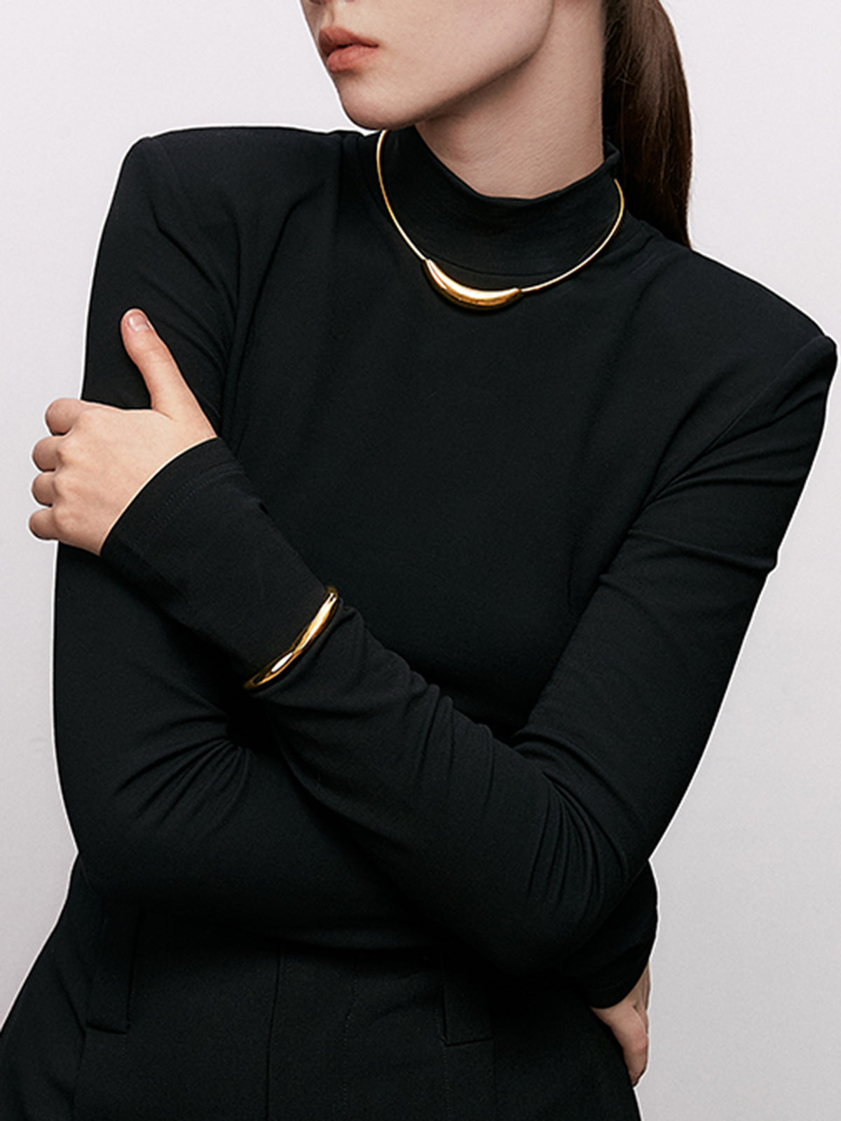 Plunora - Chic O-Ring Choker Ketting