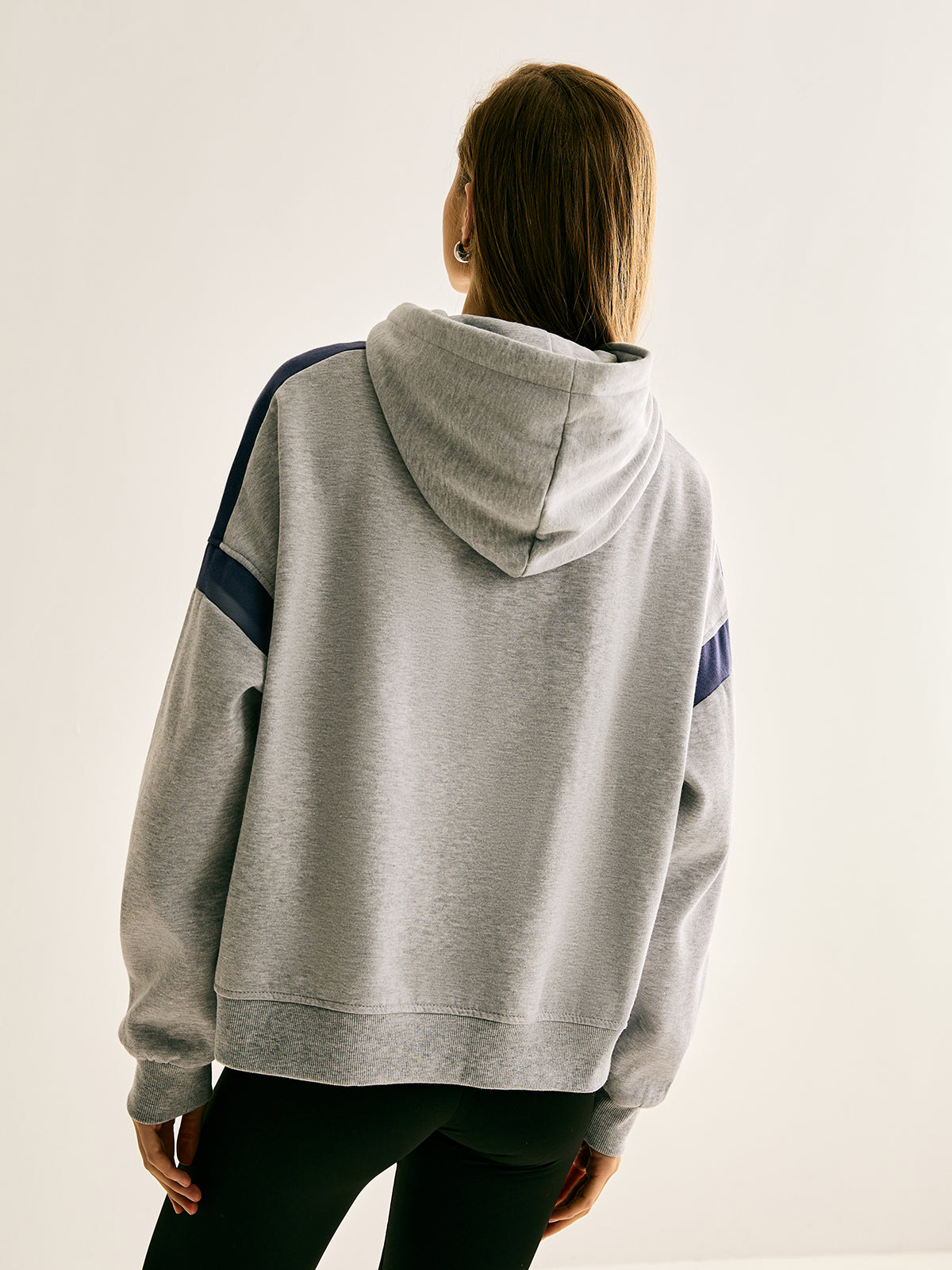 Plunora - Athleisure Kleurblok Hoodie