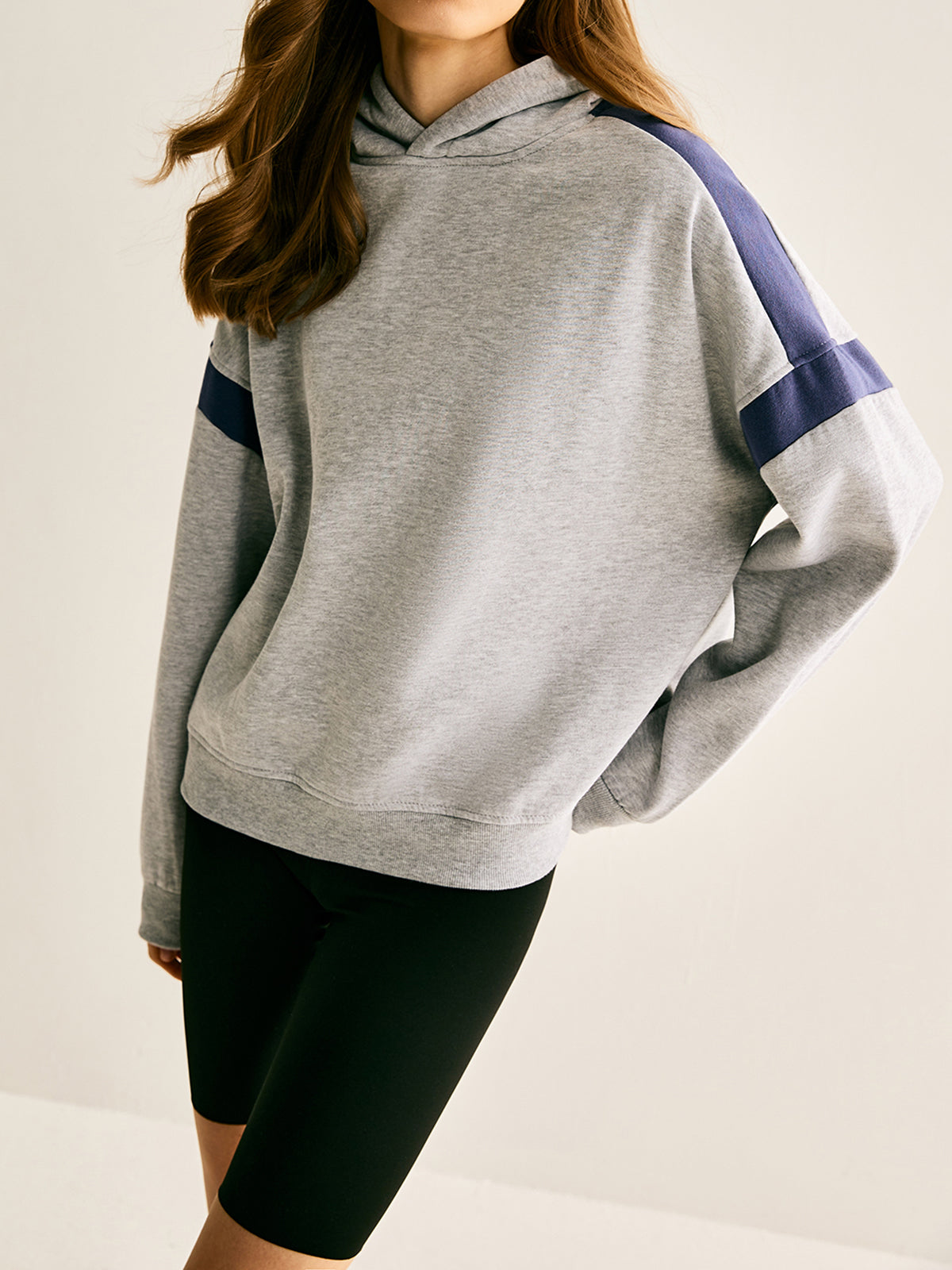 Plunora - Athleisure Kleurblok Hoodie