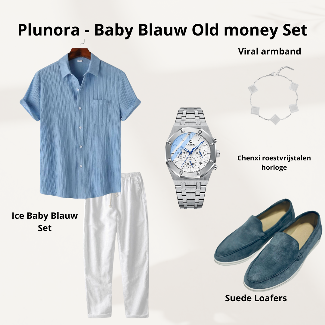 Plunora- Ice Baby Blauw Set - Plunora