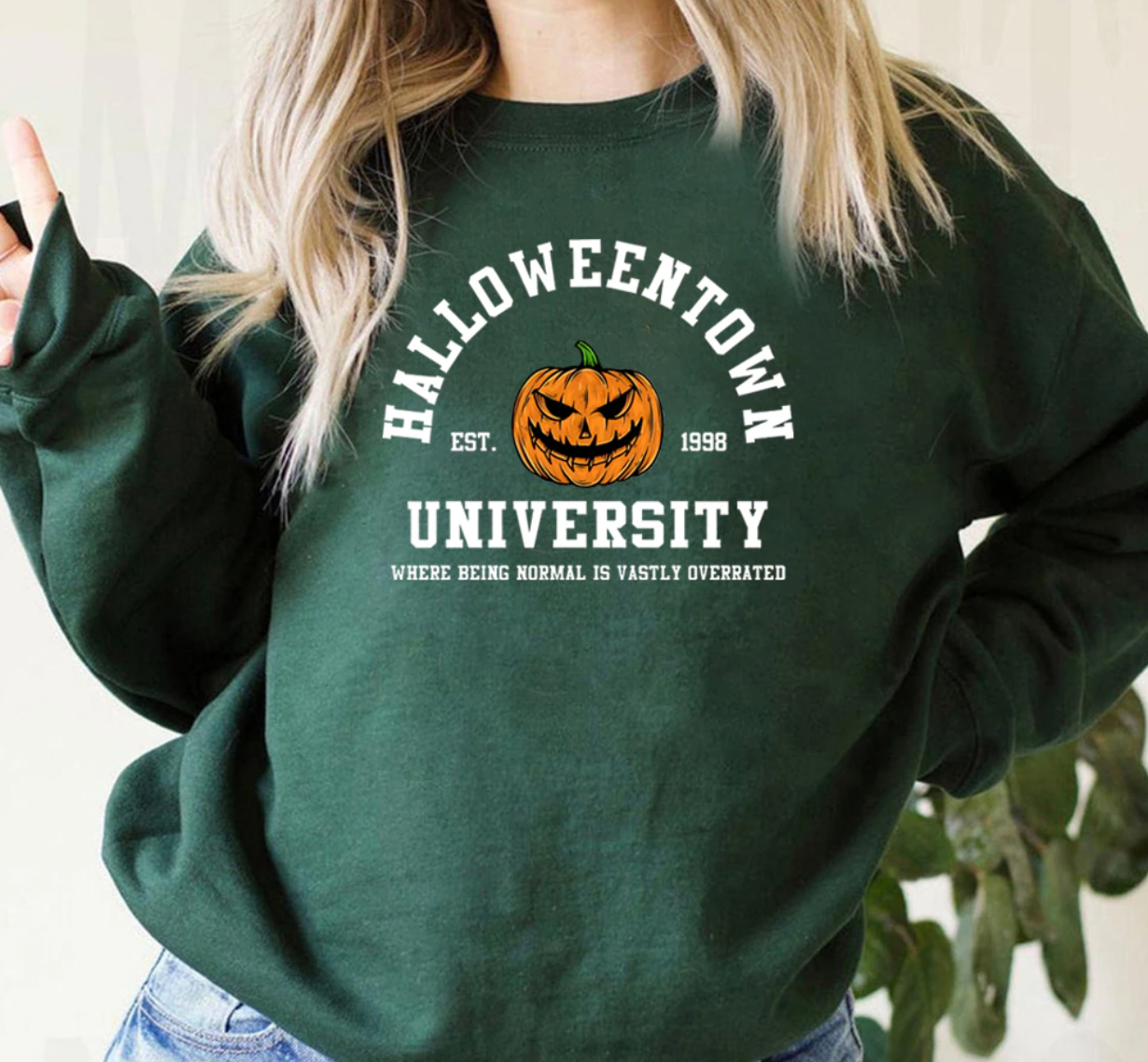 Plunora - Halloween University Sweater