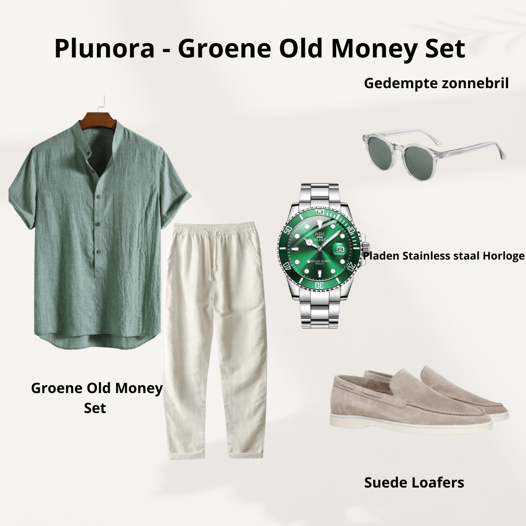 Plunora - Groene Old Money Set - Plunora