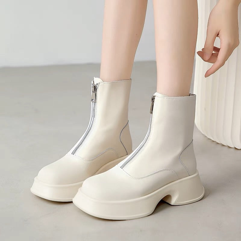 Plunora - Leren boots dames