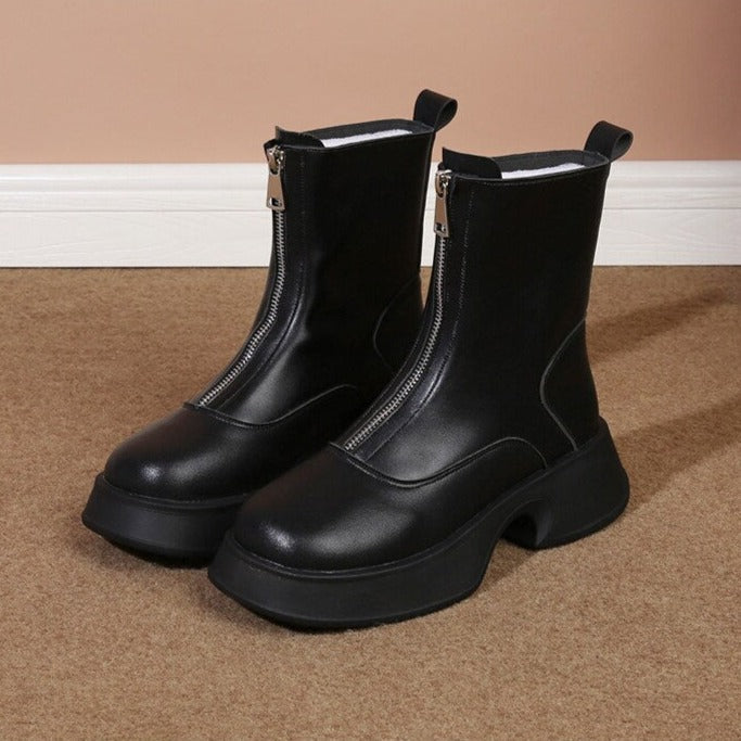 Plunora - Leren boots dames