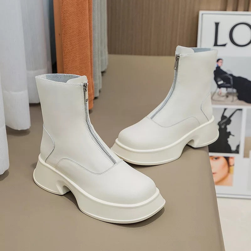 Plunora - Leren boots dames