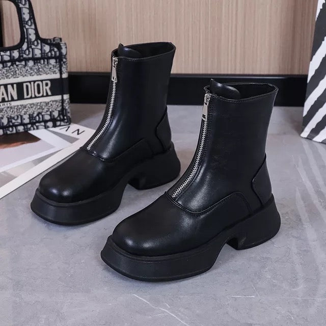 Plunora - Leren boots dames