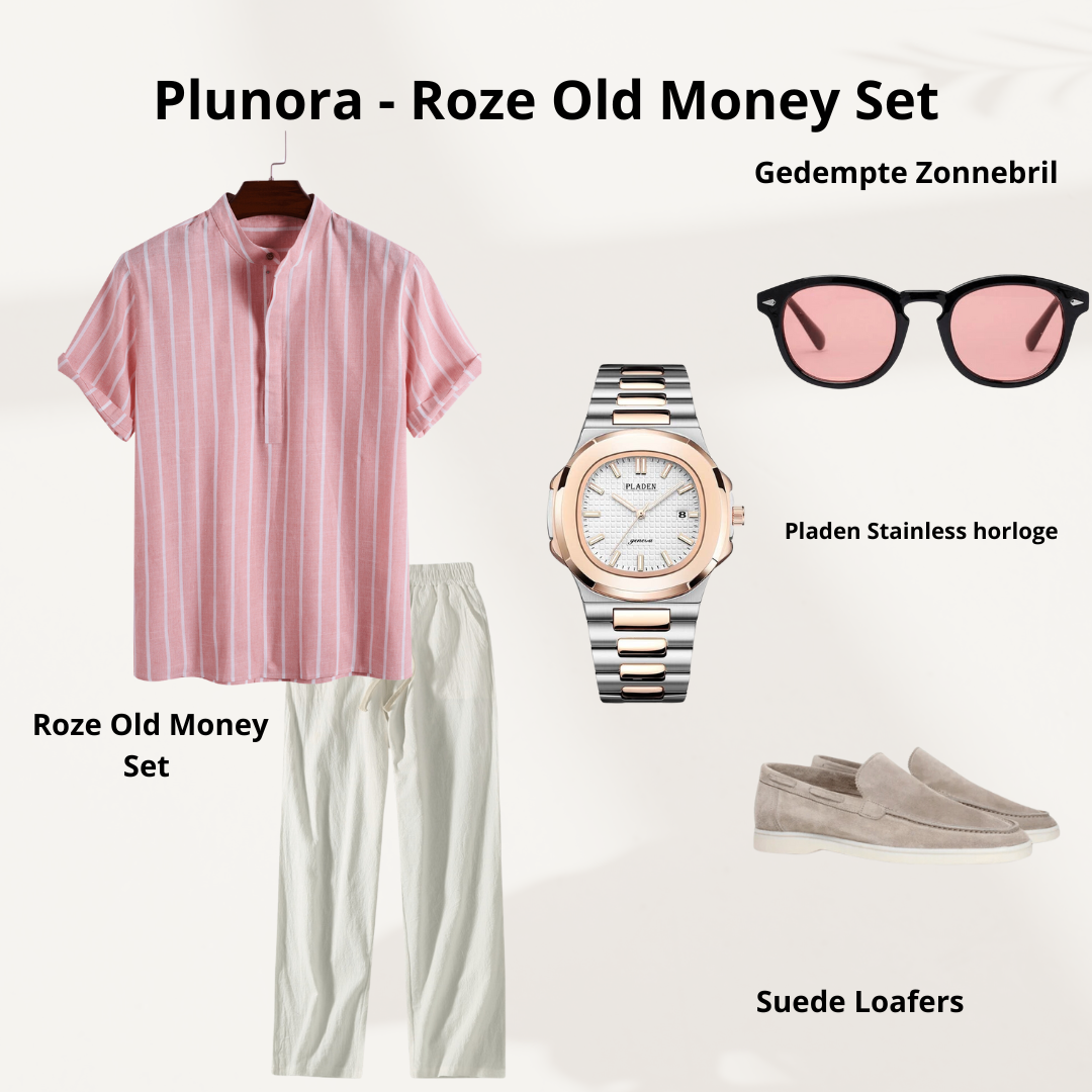 Plunora - Roze Old Money Set - Plunora