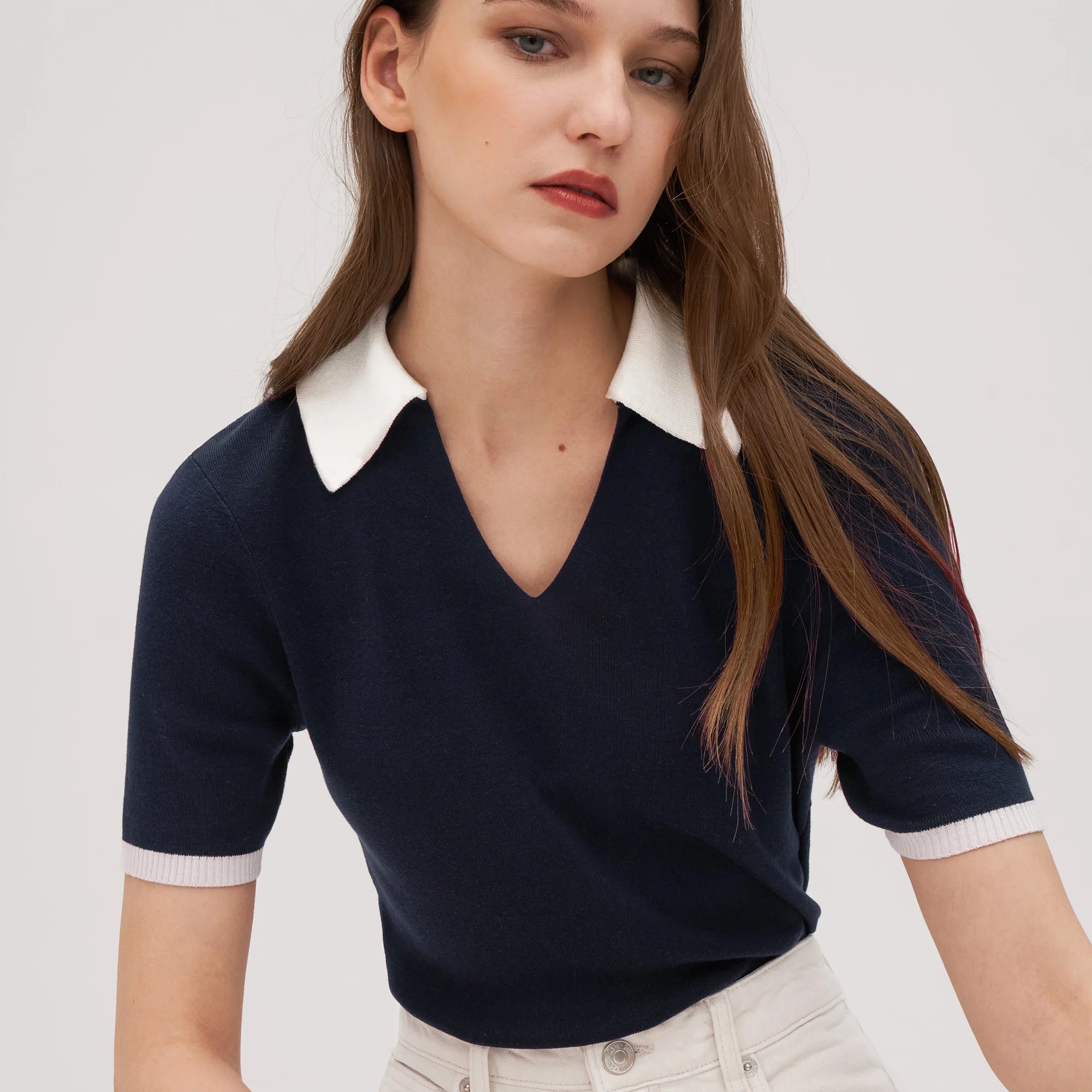 Plunora - Klassiek Navy Poloshirt