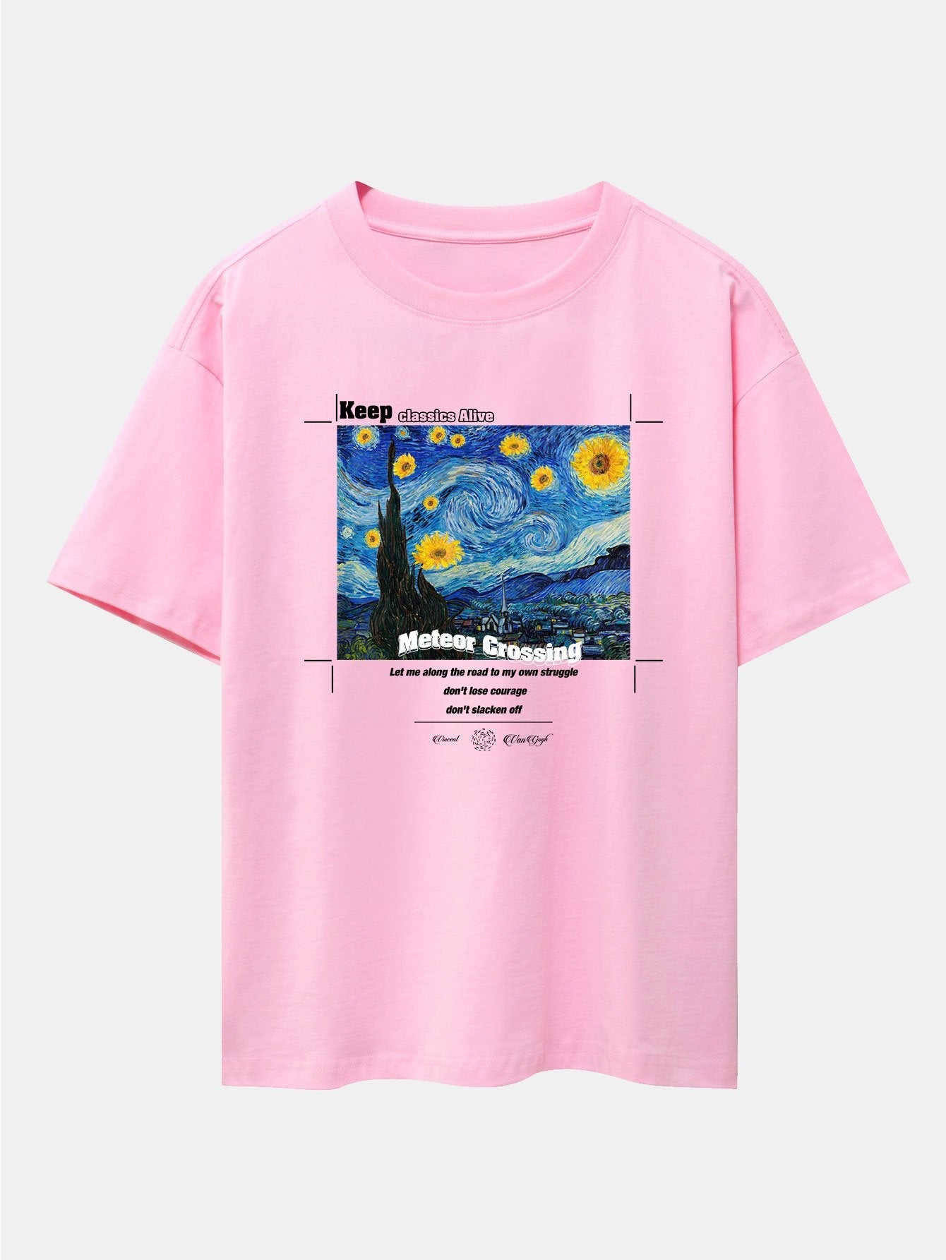 Plunora - Abstract Painting Print Oversized T-Shirt