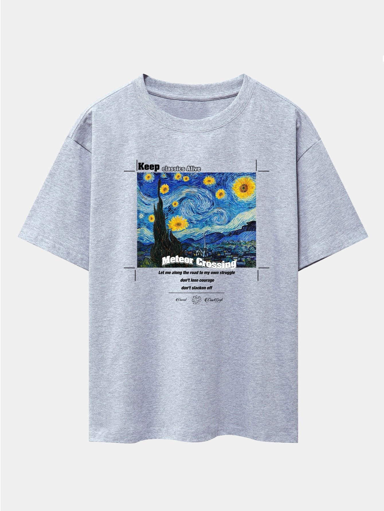 Plunora - Abstract Painting Print Oversized T-Shirt