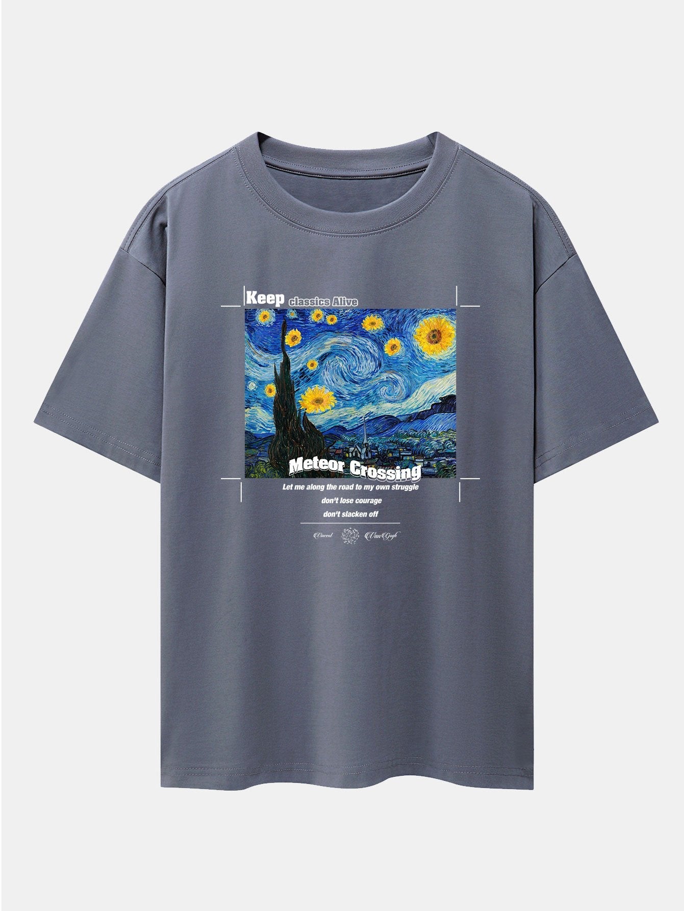 Plunora - Abstract Painting Print Oversized T-Shirt