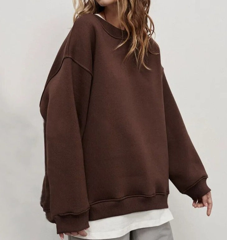 Plunora - Stijlvolle oversized basis trui