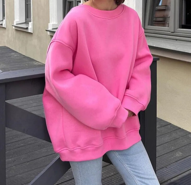 Plunora - Stijlvolle oversized basis trui